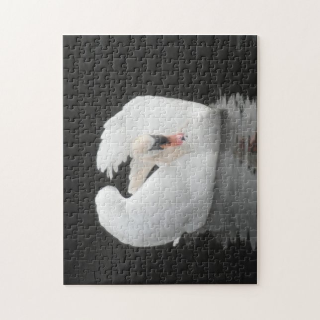 Quebra-cabeça Swan Natação (Vertical)