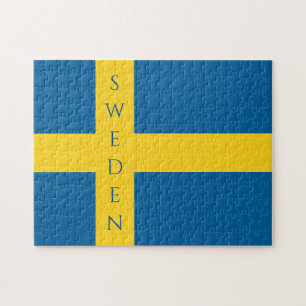 Quebra-cabeça sweden flag