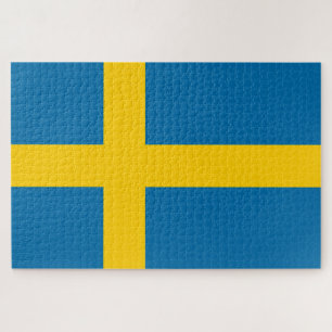 Quebra-cabeça Swedish Flag (Sweden)