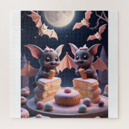 Quebra-cabeça Sweet & Spooky Bat Bakery Art 