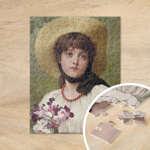 Quebra-cabeça Sweetpeas George Dunlop Leslie