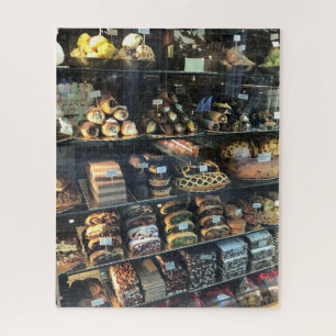 Quebra-cabeça Sweets italianos numa janela comprada