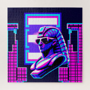 Quebra-cabeça Synthwave Pharaoh