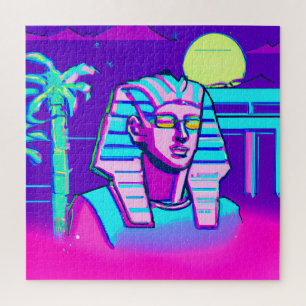 Quebra-cabeça Synthwave Pharaoh