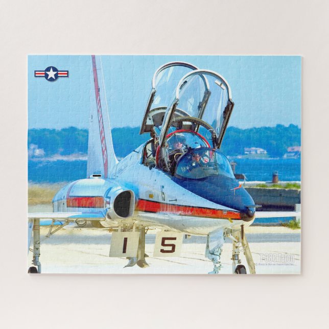 Quebra-cabeça T-38C TALON (16x20 polegadas) (Horizontal)