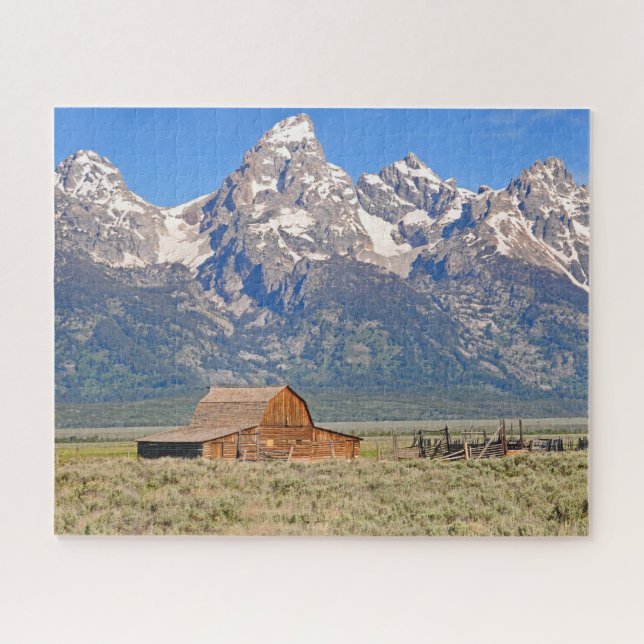 Quebra-cabeça T.A. Moulton Barn - Visão Cénica Grand Tetons Queb (Horizontal)