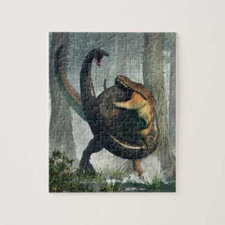 Quebra-cabeça T-Rex vs Titanoboa