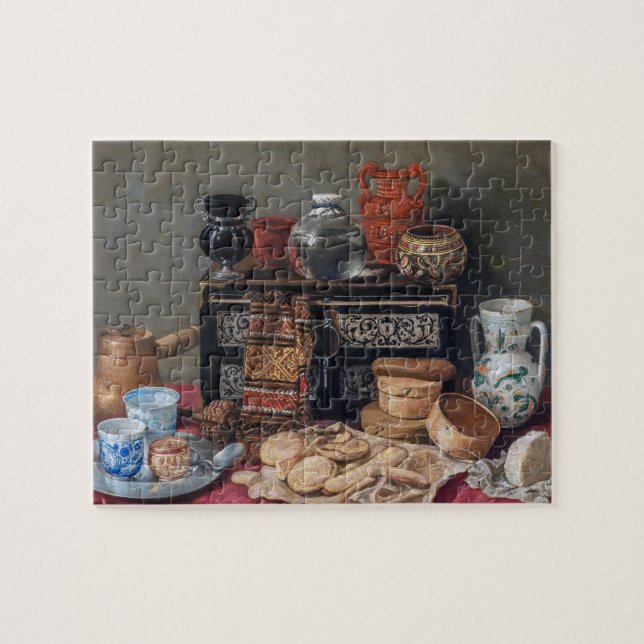 Quebra-cabeça Tableau De Cozinha: Boliche, Taça E Vida Estática  (Horizontal)