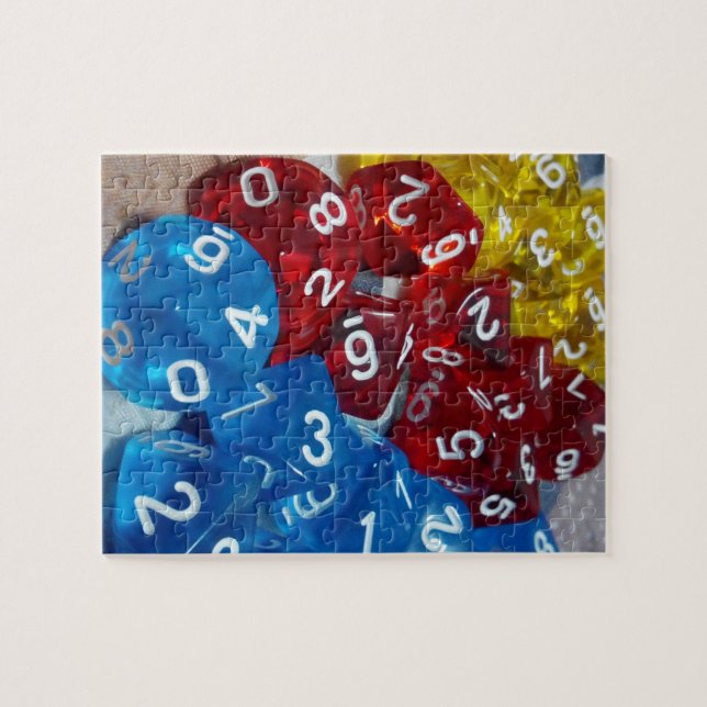 Quebra-cabeça Tabletop RPG | Conjuntos de Dados de Jogadores de  (Horizontal)