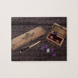 Quebra-cabeça Tabletop RPG PNP Fantasy Role Player Dice Box
