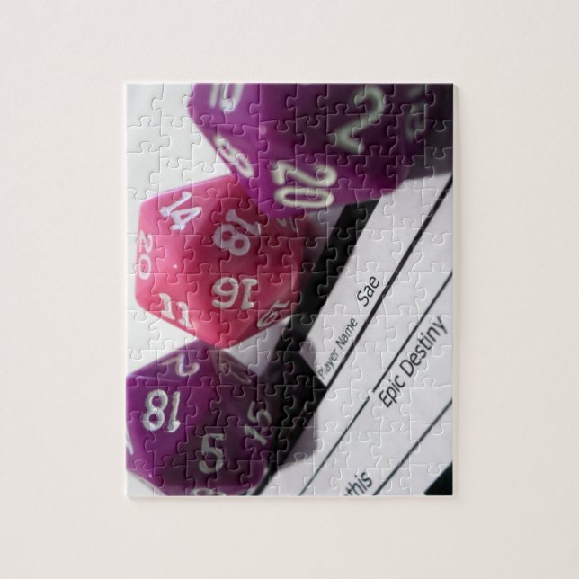 Quebra-cabeça Tabletop RPG | Rato de Folha de Caracteres de Repr (Vertical)