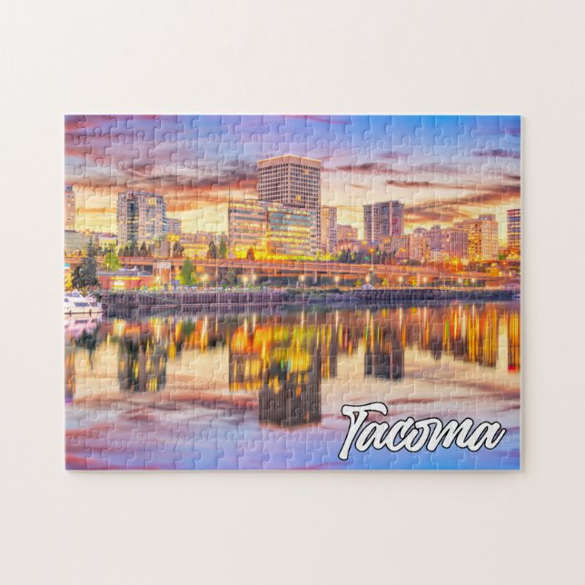 Quebra-cabeça Tacoma, Washington, Estados Unidos (Horizontal)