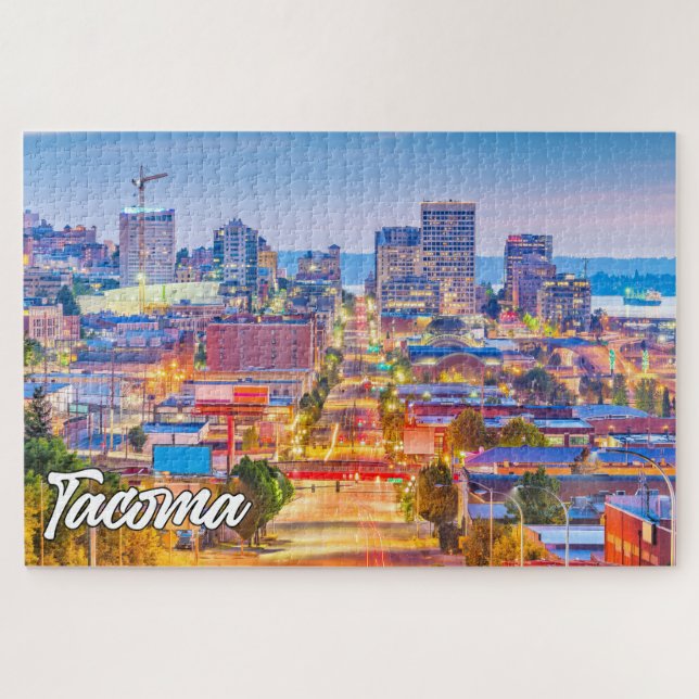 Quebra-cabeça Tacoma, Washington, Estados Unidos (Horizontal)