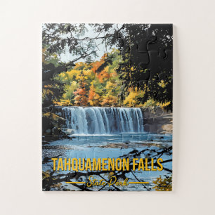 Quebra-cabeça Tahquamenon Falls State Park Poster vintage