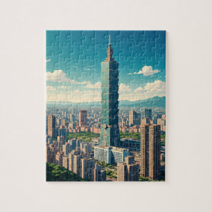Quebra-cabeça Taipei 101 Taiwan