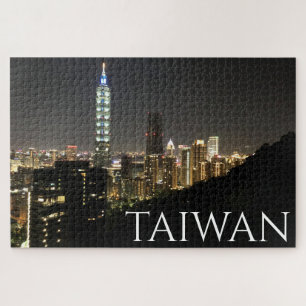 Quebra-cabeça taipei taiwan noites