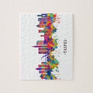 Quebra-cabeça Taiwan Skyline