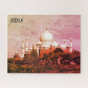 Quebra-cabeça taj mahal india marble