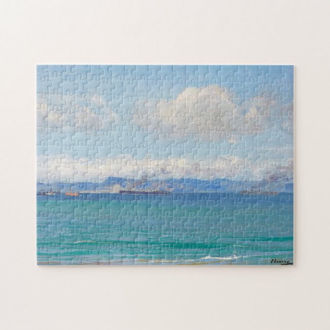 Quebra-cabeça Tangier Bay | Sir John Lavery (Horizontal)