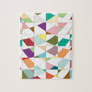Quebra-cabeça Tapeçaria com abstrato de cores