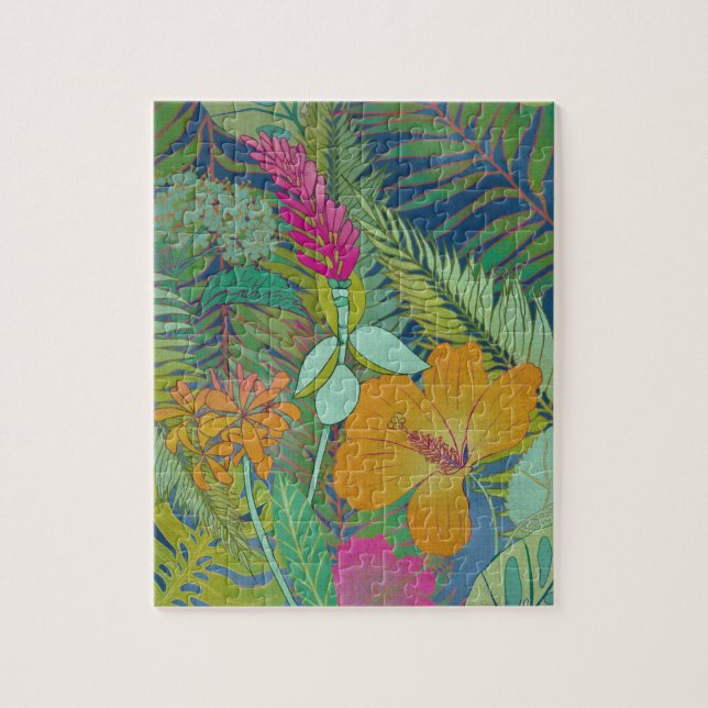 Quebra-cabeça Tapeçaria Tropical II (Vertical)