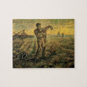 Quebra-cabeça Tarde - Fim do Dia de Vincent van Gogh