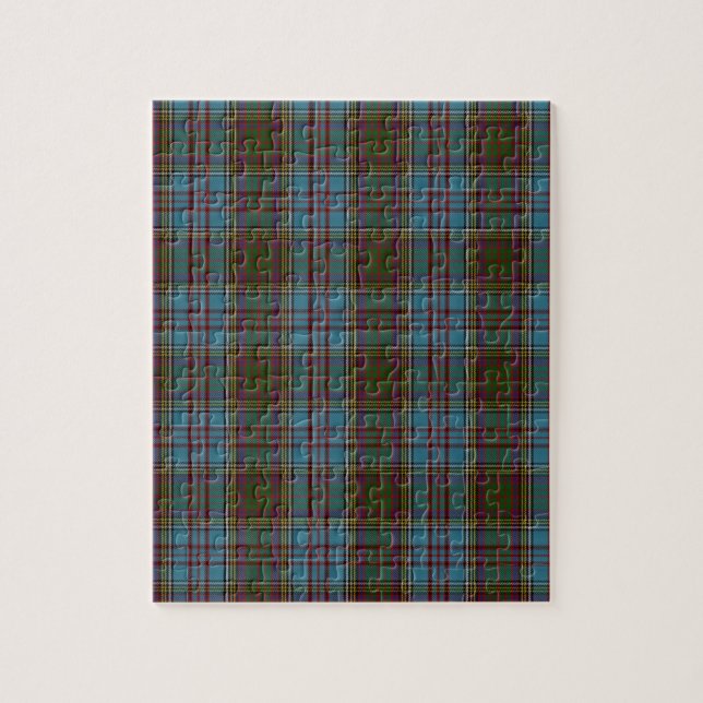 Quebra-cabeça Tartan da família do clã de Anderson (Vertical)