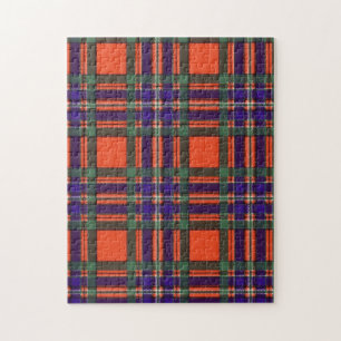 Quebra-cabeça Tartan do Scottish da xadrez do clã de Macfarlane