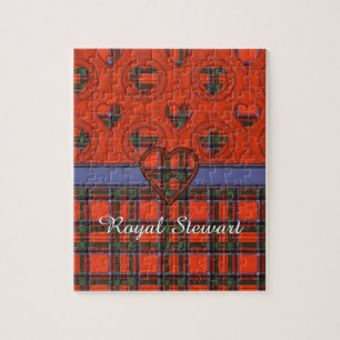 Quebra-cabeça Tartan real do Scottish da xadrez do clã de