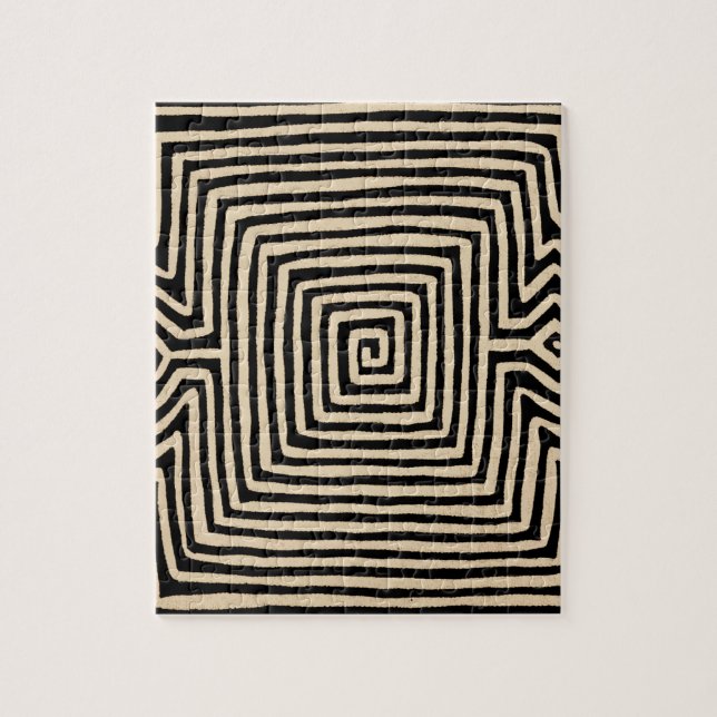 Quebra-cabeça Tartaruga Kuna Indian (Vertical)