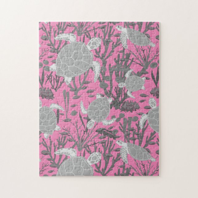 Quebra-cabeça Tartarugas do mar (Vertical)