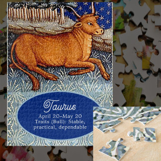 Quebra-cabeça Taurus, Festa de aniversário de Sinal Zodiac Bull