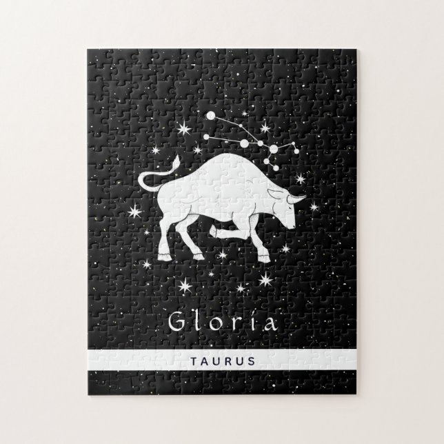 Quebra-cabeça Taurus Zodiac - Símbolo Horoscópio Estrela - Símbo (Vertical)