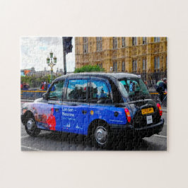 Quebra-cabeça Táxis de Londres Reino Unido