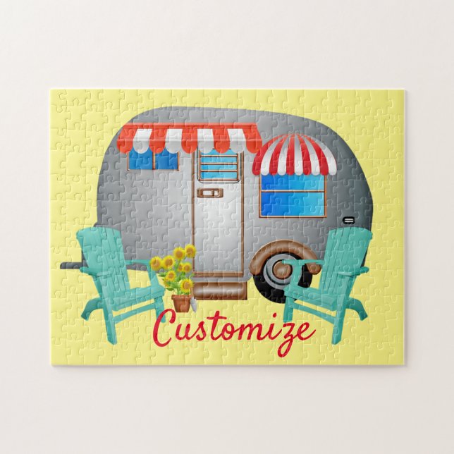 Quebra-cabeça Teardrop Caravan Camper Thunder_Cove (Horizontal)