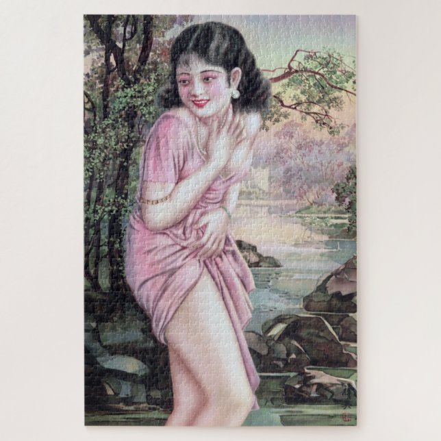 Quebra-cabeça Teasin Stream Oasis por Shanghai China Girl (Vertical)