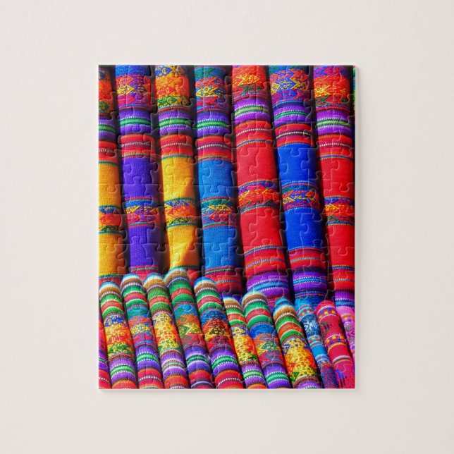 Quebra-cabeça Tecido Colorido (Vertical)