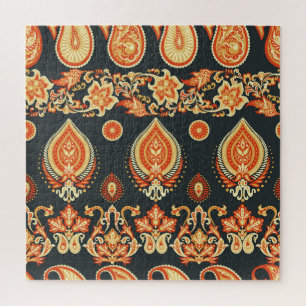 Quebra-cabeça Tecido Étnico Paisley Oriental