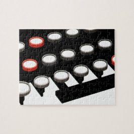 Quebra-cabeça Teclado de máquina de escrever antiga estilo empre