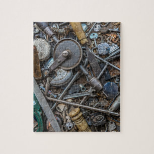 Quebra-cabeça Teclas de Vintage Ferramentas Bloqueia Desafio do