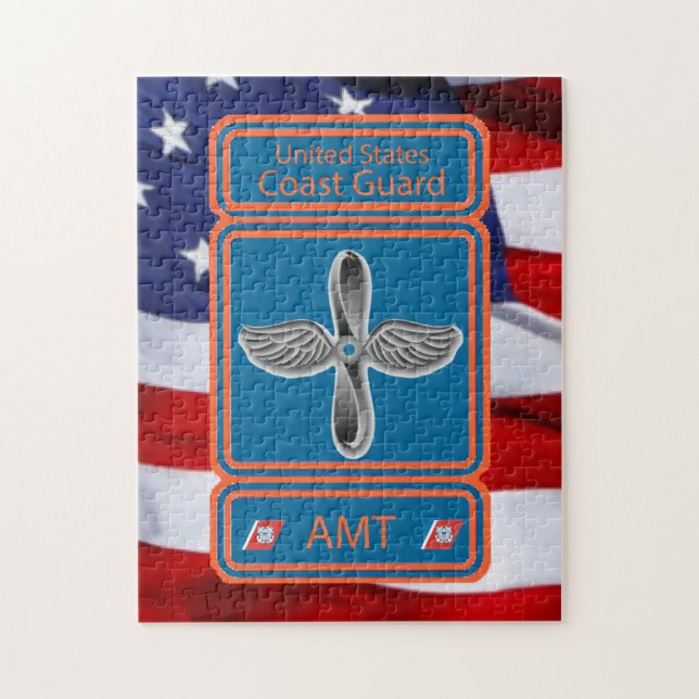 Quebra-cabeça Técnico de Manutenção da Aviação USCG (Vertical)