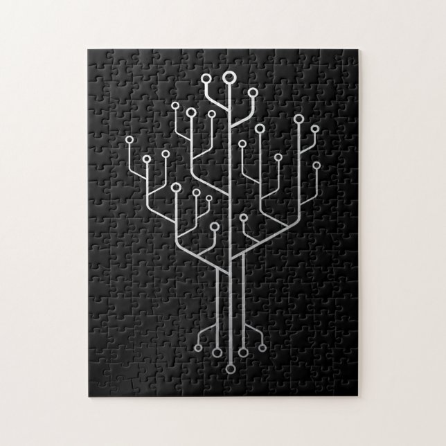 Quebra-cabeça Tecnologia de Engenheiro de Codificador de Árvore  (Vertical)