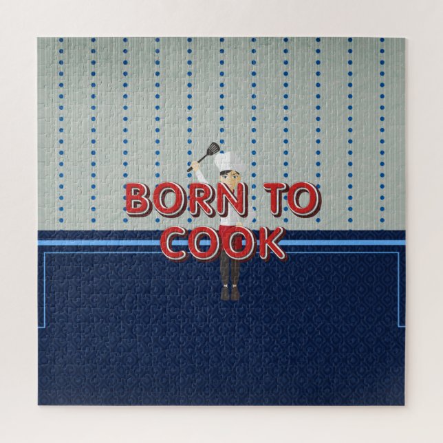 Quebra-cabeça TEE Born to Cook (Vertical)