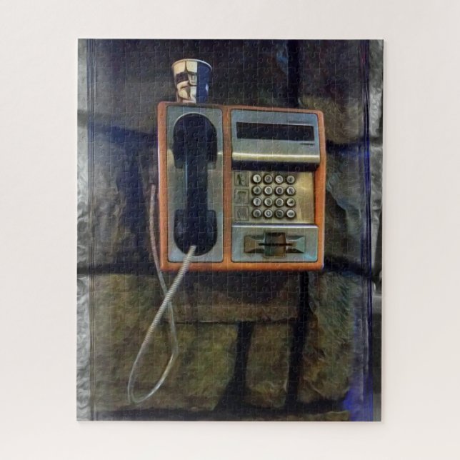 Quebra-cabeça Telefone da Rua Antiga (Vertical)