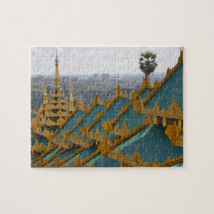 Quebra-cabeça Telhados de Shwedagon Pagoda, Rangum, Mianmar
