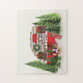 Quebra-cabeça Tema da Porta-Voz do Trailer de Natal