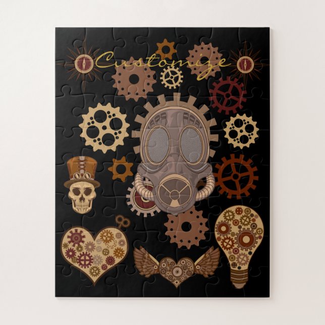 Quebra-cabeça Tema Steampunk Thunder_Cove (Vertical)