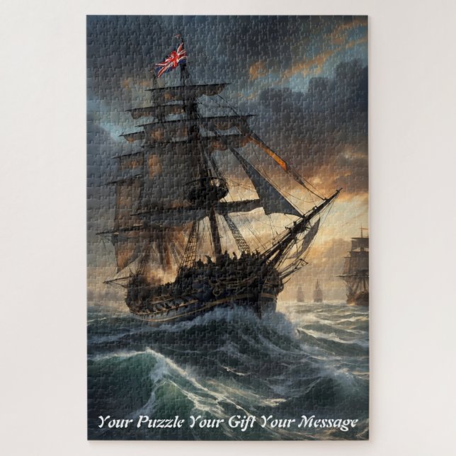Quebra-cabeça Tempest of Triumph: A Idade da Navegação na Batalh (Vertical)