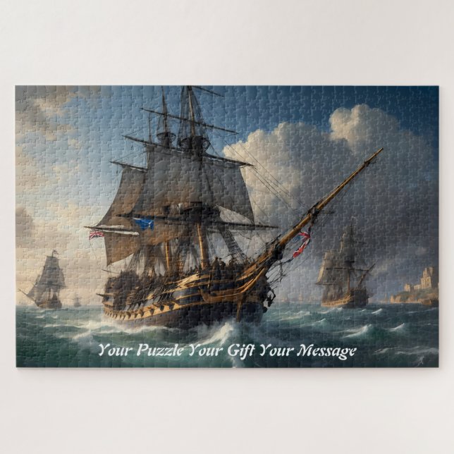Quebra-cabeça Tempest of Triumph: A Idade da Navegação na Batalh (Horizontal)