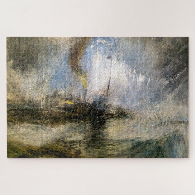 Quebra-cabeça Tempestade de Neve | JMW Turner | (Horizontal)